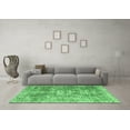 thumbnail image 3 of Ahgly Company Indoor Square Persian Emerald Green Traditional Area Rugs, 4' Square, 3 of 4