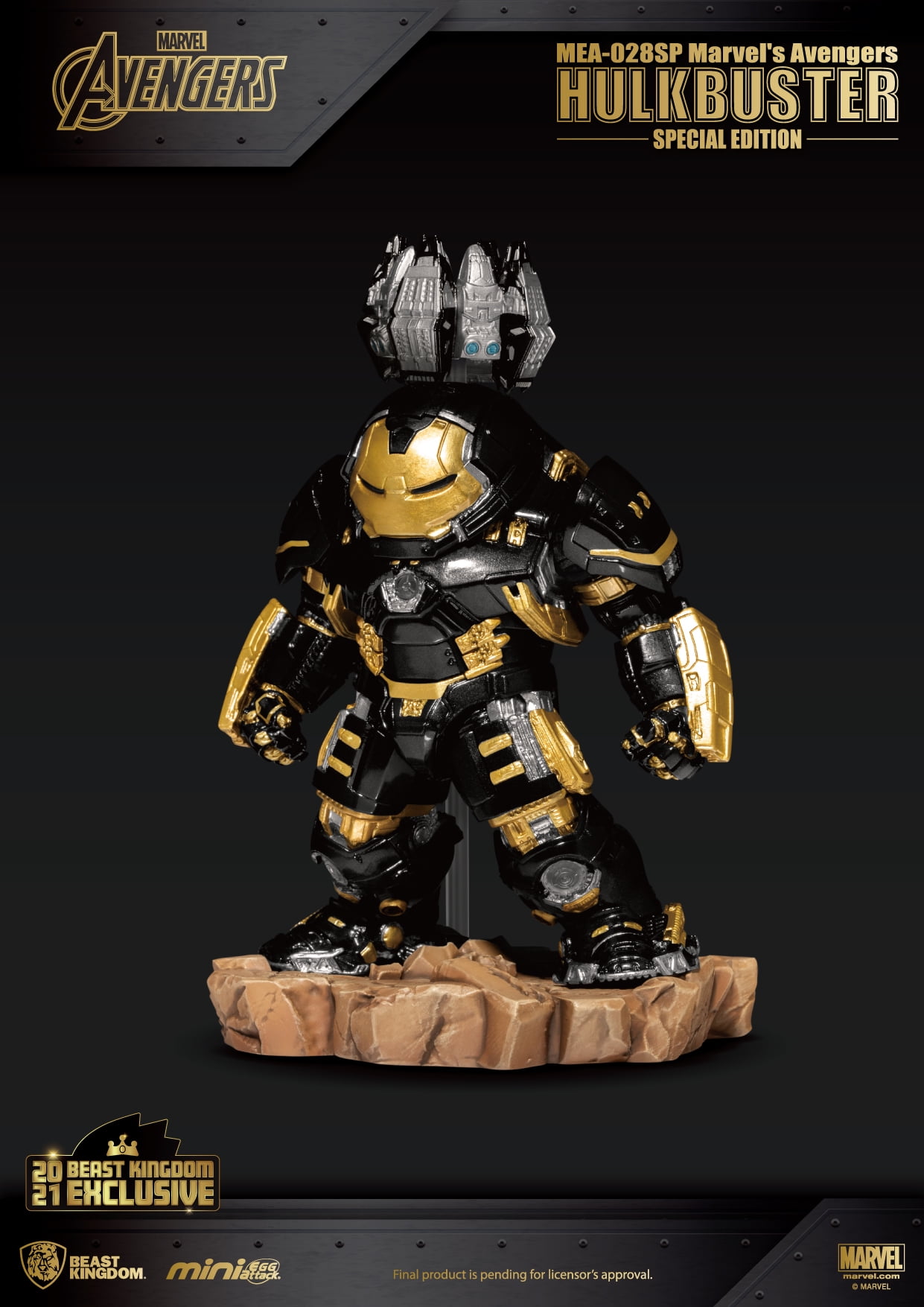 Marvel Avengers: Hulk Buster (Limited Edition) Mini Egg Attack Action Figure