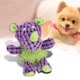 thumbnail image 3 of Mascota, perro, gato, peluche, lindo Animal, juguete para masticar, Limpieza de dientes, juguetes de entrenamiento con chirriador (rinoceronte), 3 of 8