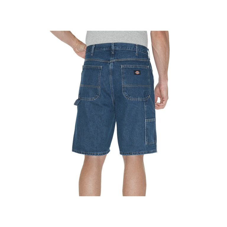 Dickies Stone-Washed Indigo Blue Denim Carpenter Shorts - Men