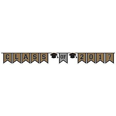 Grad Class Of 2017 Pennant Banner Walmart Com