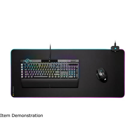 CORSAIR - MM700 RGB Extended Cloth Gaming Mouse Pad - Black