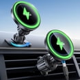 thumbnail image 1 of Cargador de coche Lamicall de 15 W para cargador inalámbrico Magsafe, 1 of 9