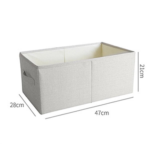 Clothing Storage Boxes No Smell Polyester Fabric Storage Baskets