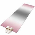 thumbnail image 2 of 2'x6' Rug Runners for Hallways Kitchen, Pink Grey Non Slip Entryway Beside Floor Carpet Runner, Gray Farmhouse Modern Rustic Washable Laundry Room Bedroom Throw Rugs Mat for Family Pet, 2 of 8