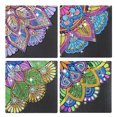 thumbnail image 1 of Marcadores Esquina Con Pintura Diamantes 4 Piezas Mandala para Y Adultos, 1 of 9