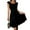 Black, variant on Elegant Dresses for Women,Womens Dresses,Elegant Sleeveless Velvet Dress with Ruffle Collar Bodycon Fits Blue
