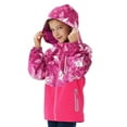 thumbnail image 3 of MGEOY Girls Rain Jackets Lightweight Waterproof Hooded Raincoats Windbreakers, 3 of 6