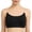 Black-1, variant on Backless Bra Whit Clear Straps Seamless No Underwire Bralette Thin Bras for Women