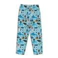 thumbnail image 3 of Lsque Animal Pirate Print Women's Pajama Pants, Lounge Pant - Comfortable Home Wear,Elastic Waistband, Stylish Design-Medium, 3 of 9