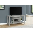 thumbnail image 2 of Monarch Specialties Tv Stand, 48 Inch, Console, Storage Shelves, Living Room, Bedroom, Grey Laminate, 2 of 3