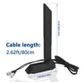 thumbnail image 3 of Antena WiFi 6E Zahara Tribanda para ASUS ROG Strix B550-F, 3 of 8