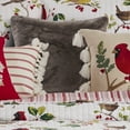 thumbnail image 4 of Thatch Home Joy Birds by Levtex Home - Decorative Pillow (18X18in.) - Faux Fur - Grey, 4 of 5