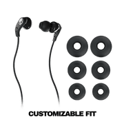Skullcandy Set XT USB-C Sport Inner Ear Wired Earbuds, Black