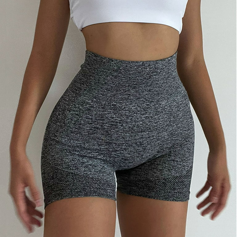 Ploknplq Shorts for Women Yoga Pants Women Womens Sexy Ruched Butt