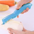 thumbnail image 4 of Electric Fruit Potato Peeler, Stainless Steel - Battery Operated, Easy to Use - for Kitchen Food Preparation, 4 of 6