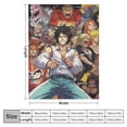 thumbnail image 4 of COMIO  Anime Characters Cartoon Blanket Flannel Blanket Ultra Soft Warm Cozy Plush Bed Blanket Lightweight Sofa Throw Blanket, 4 of 6