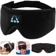 thumbnail image 1 of Bluetooth Sleep Mask 3D Sleeping Mask Auriculares Auriculares de música Auriculares para dormir con altavoz HD incorporado Perfecto para meditación Airplane Side Sleepers, 1 of 7