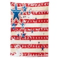 thumbnail image 3 of Ambesonne American Flag Tablecloth Rectangular Table Cover, Star and Stripes, 60"x90", Vermilion Blue, 3 of 4