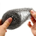 thumbnail image 3 of Jinsinto 6 Pack Stainless Steel Sponges,steel Wool Scrubber For Kitchens, 3 of 5