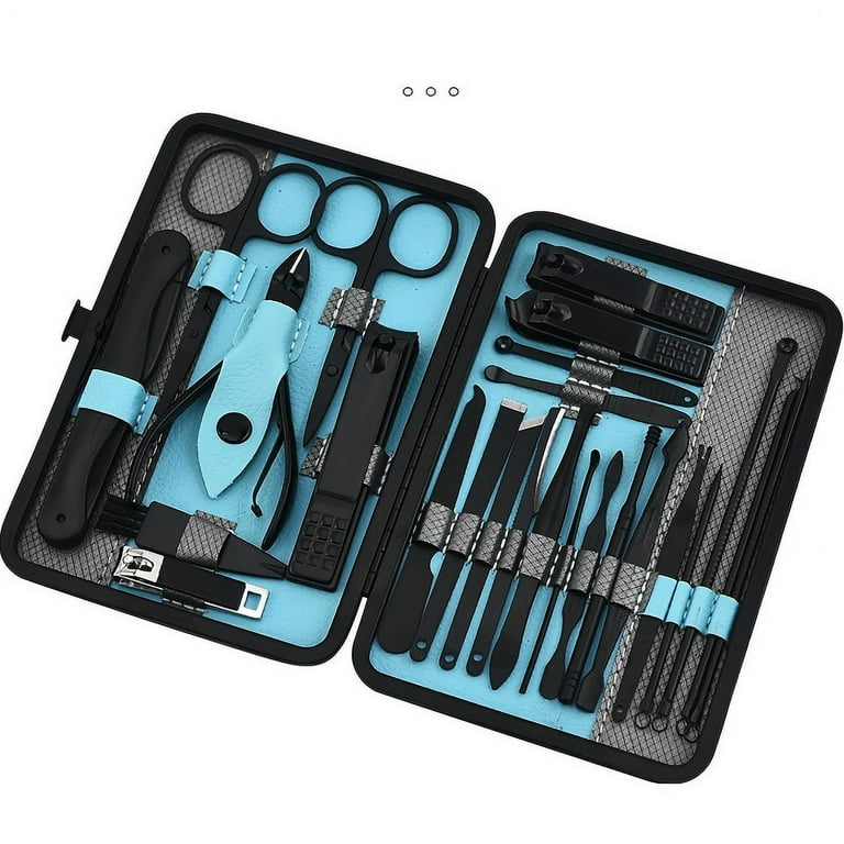25 Piece Nail Manicure Set, Nail Clippers Set Professional