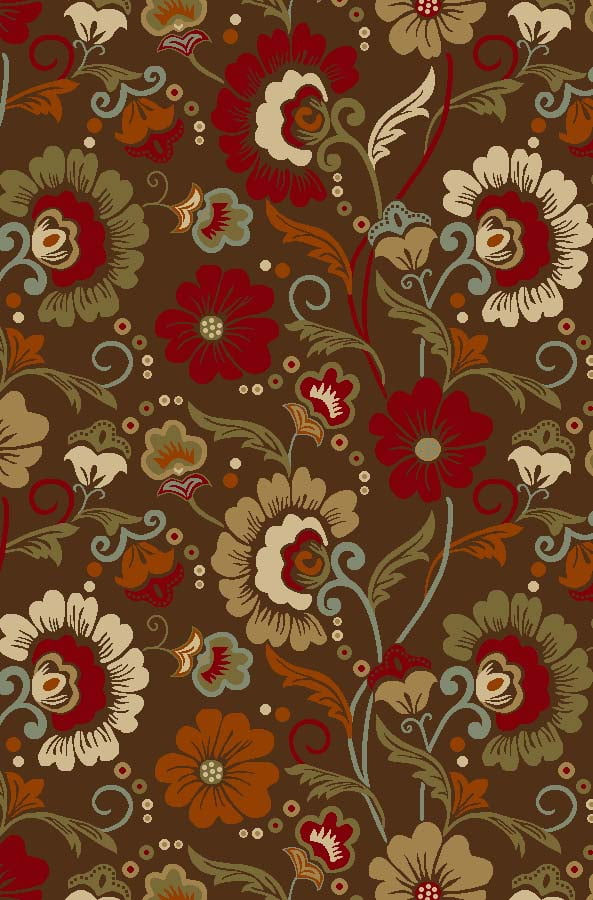 Maxy Home Hamam Collection HA-5028 (Non-Skid) Rubber Back Doormat 18-inch-by-31-inch 1'x2' by Rugnur