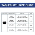 thumbnail image 3 of Rectangle Polyester Tablecloth Vintage Printed and Spill Proof Table Cover for Home and Kitchen (Red and White, 60x104 Inch), 3 of 6