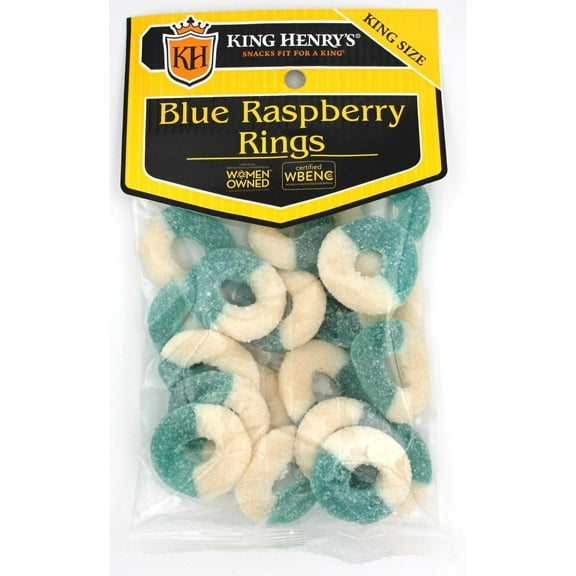 KING HENRY'S BLUE RASPBERRY RINGS