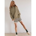 thumbnail image 5 of Womens Oversized Hoodies Casual Long Sleeve Drawstring Sweatshirts Pullover Fall Winter Outfits, 5 of 6