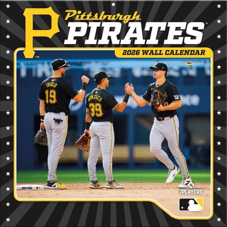Turner Licensing MLB Pittsburgh Pirates 2026 Wall Calendar