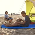 thumbnail image 3 of Goplus Inflatable Sleeping Pad, Self Inflating Camping Mattress w/Carrying Bag Blue, 3 of 10
