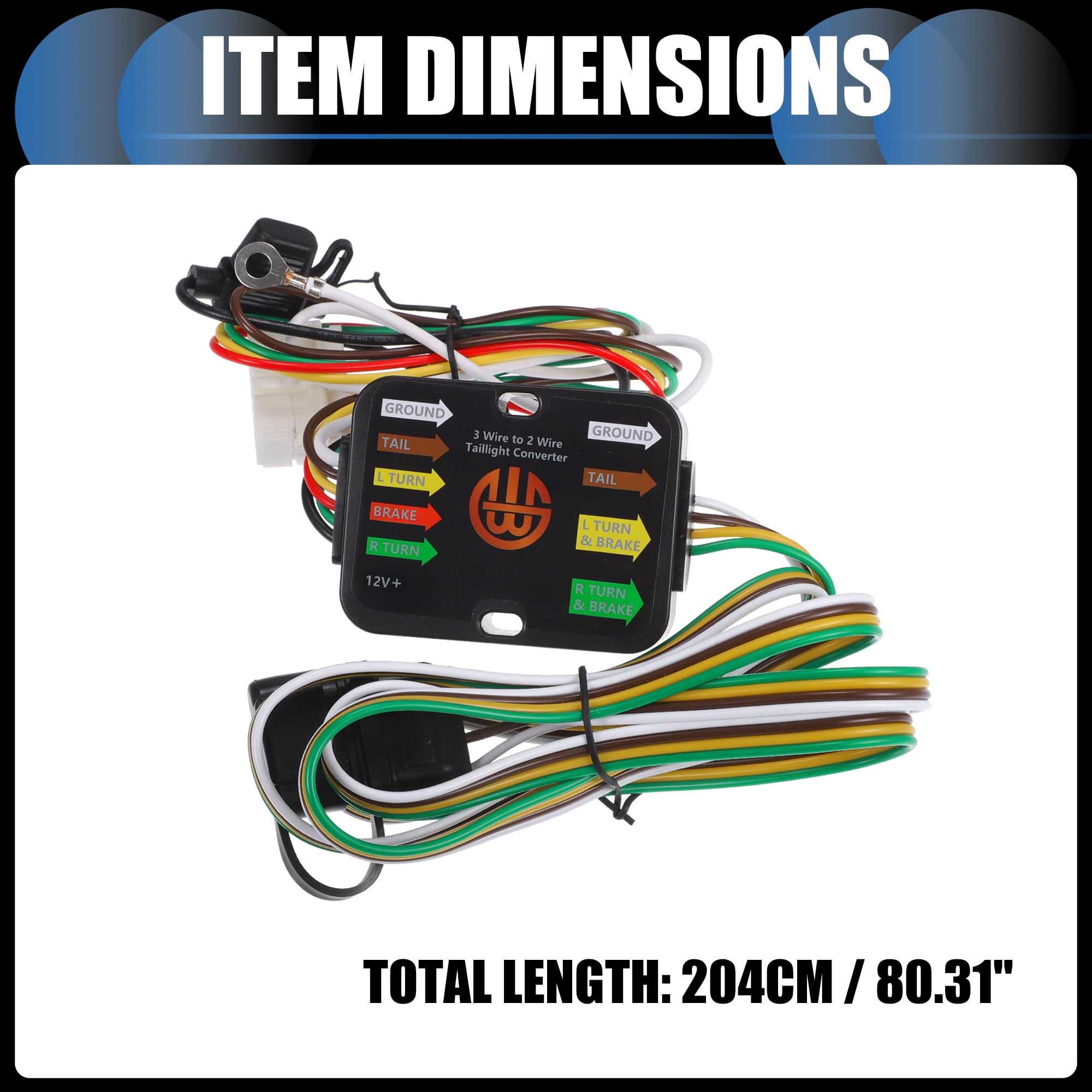 Unique Bargains Vehicle 4-Pin Trailer Wiring Harness Kit, for Acura MDX 2014-2020