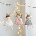 thumbnail image 3 of Fridja Christmas Fairy Ornaments Antlers Long-legged Angel Girl Shape Doll Pendant Christmas Tree Decoration Small Ornaments, 3 of 5