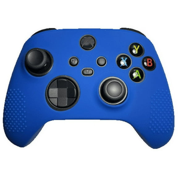 Blue Silicone Gaming Grip For Xbox Series X S Controllers