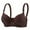 Coffee, variant on Full Coverage Lace Bras for Women Adjustable Straps Comfortable Everyday Bras for Office Wear Push Up Wireless Lightly Lined Bra 38B, Black
