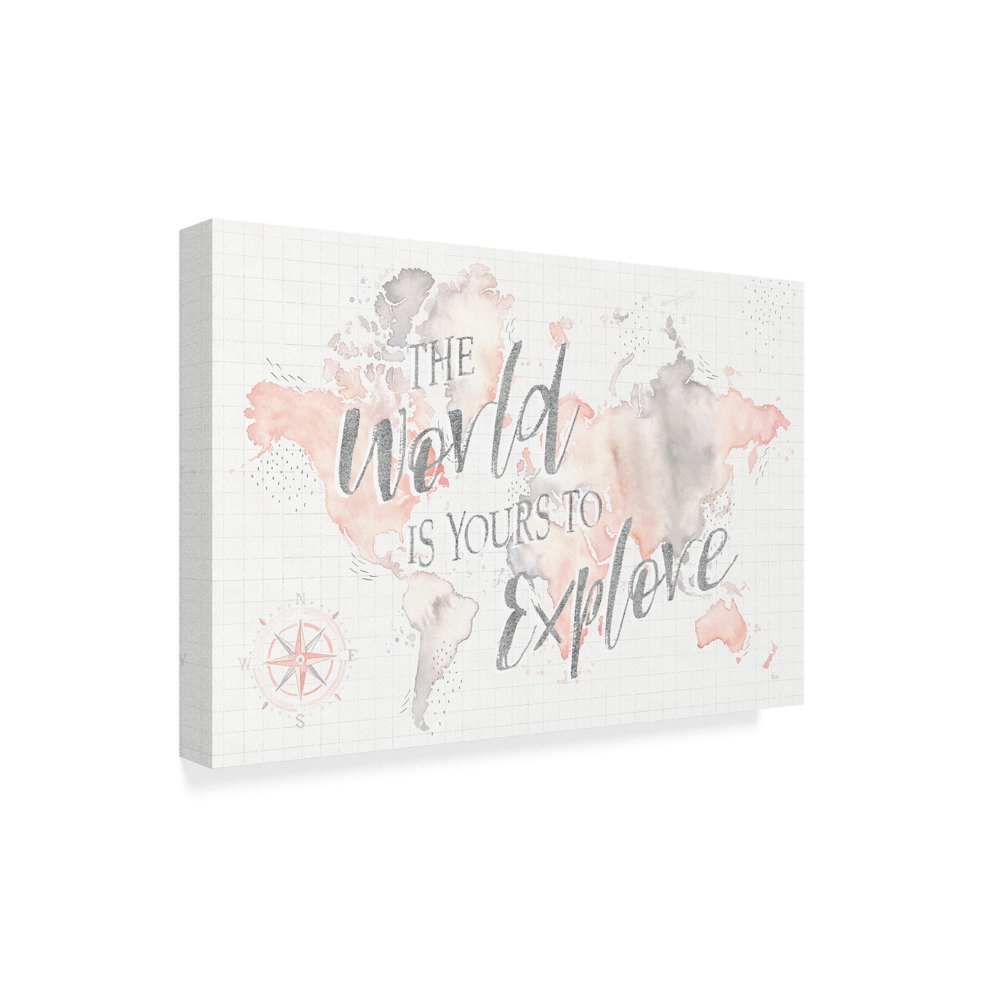 Trademark Fine Art 'Wonderful World I' Canvas Art by Laura Marshall