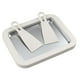 thumbnail image 1 of Máquina para hacer rollos de helado, plato de comida frita dulce fría, plato frío instantáneo para padres blanco, 1 of 9