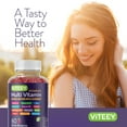 thumbnail image 7 of VITEEY Womens Multivitamin Gummies, Immune Support, Raspberry Flavor, 60 Count, 1 Pack, 7 of 7