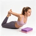 thumbnail image 6 of PONPRNGY 1 Pack Yoga Block, High-Density EVA Foam Yoga Block, Non-Slip Yoga Blocks for Yoga, Pilates Meditation, Stretching and Toning, Supportive, 6 of 7