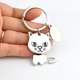 thumbnail image 2 of Lindo llavero de perro cachorro, llaveros Kawaii, soporte para llavero de coche, regalos navideños para el día de la madre y el padre para hombres y mujeres..., 2 of 5