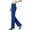 Blue, variant on Bloomae Women's Yoga Dress Pants Stretchy Casual Slacks Straight Leg Work Business Pants with Pockets Elastic High Waist Trousers Dark Blue XL