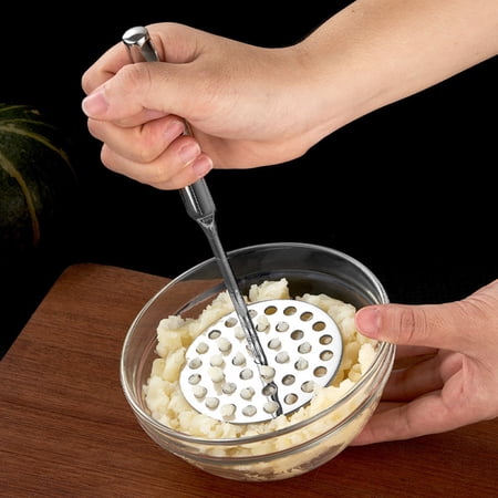 FENGGUIQU Stainless Steel Masher for Pressing Food in Meal Preparation 1Pack