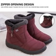 thumbnail image 4 of HAJINK Women Winter Snow Boots Keep Warm Ankle Booties Non-Slip Sole Waterproof Shoes, 4 of 6
