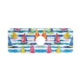thumbnail image 7 of Yayeee Faucet Mat for Kitchen Sink 14.7" Diatomite Long Splash Guard Pad, Yellow Hand Drawn Sailboats, 7 of 7