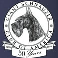 thumbnail image 3 of CafePress - Giant Schnauzer Club Of America Logo Long Sleeve D - Long Sleeve Dark T-Shirt, 3 of 4