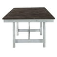 thumbnail image 4 of Farmhouse White Trestle Table, 4 of 5