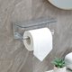 thumbnail image 5 of No Drill Bathroom Toilet Paper Holders with Shelf Acrylic and Aluminum Wall Mounted Tissue Roll Holders for Bathroom Storage, 5 of 6