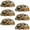 Multicolored 2, variant on PhooArto 6 Pcs Cup Drawer Pulls, Donuts and Pug Dog Shell Shape Handles Cabinet Knobs for Dresser Cupboard Closet Wardrobe with Screws