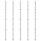 thumbnail image 1 of M4 x 70mm 304 Tornillos de cabeza hexagonal de acero inoxidable, tuercas, kit de assortimento de arandelas planas y de bloqueo, 20 juegos, 1 of 6