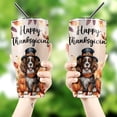 thumbnail image 4 of Happy Thanksgiving Cavalier King Charles Spaniel Welcome Thankful Fall Autumn 30oz Stainless Steel Tumbler Insulated Cup with Lid Dog Lover Gifts - 02021, 4 of 5
